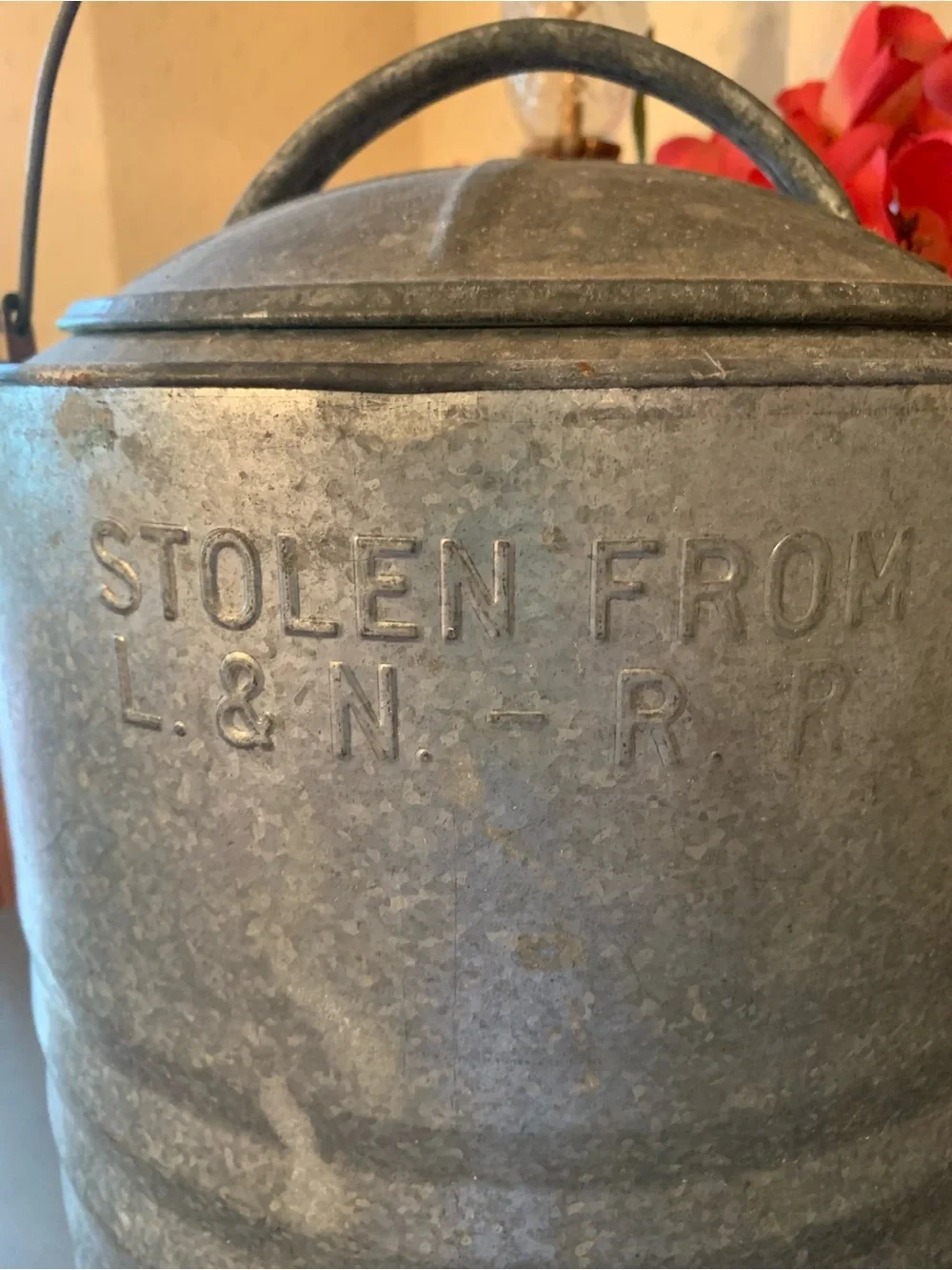 VINTAGE, Louisville and Nashville, L and N railroad water cooler. RARE.
